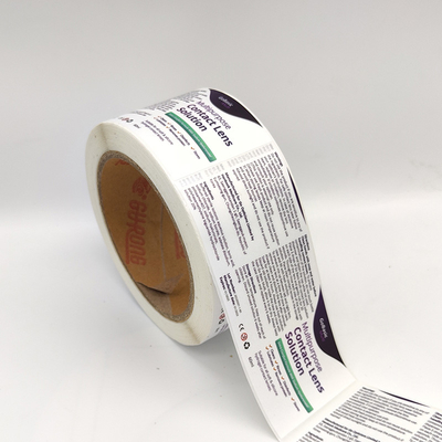 無光沢のステッカー ペーパー長方形BOPPのフィルムのシール ロールを印刷するFlexo