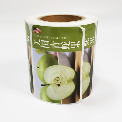 CMYKの注文の食品容器は食糧箱のためのBOPP Pantoneのステッカーを分類する