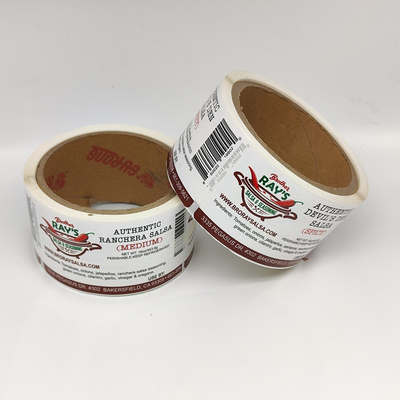 CMYKの印刷できる維持された食糧シールは自己接着食糧ラベルを防水する