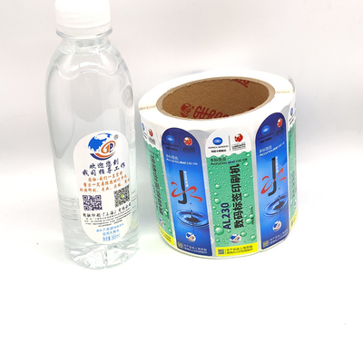 長方形の飲料のびんは明確なBOPP CMYKの飲み物のびんのラベルを分類する
