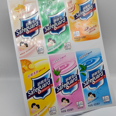 BOPPの化学製品のラベルは無光沢のPantone手のSanitizerのラベルをかわいがる