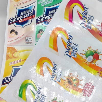 BOPPの化学製品のラベルは無光沢のPantone手のSanitizerのラベルをかわいがる