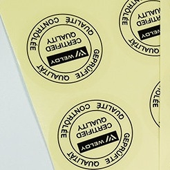 明確なビニールの物質的な注文のシールのステッカーはFlexoの印刷を広げる