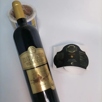 ドリンクワイン用のCMYKビニールフィルム飲料ボトルラベル